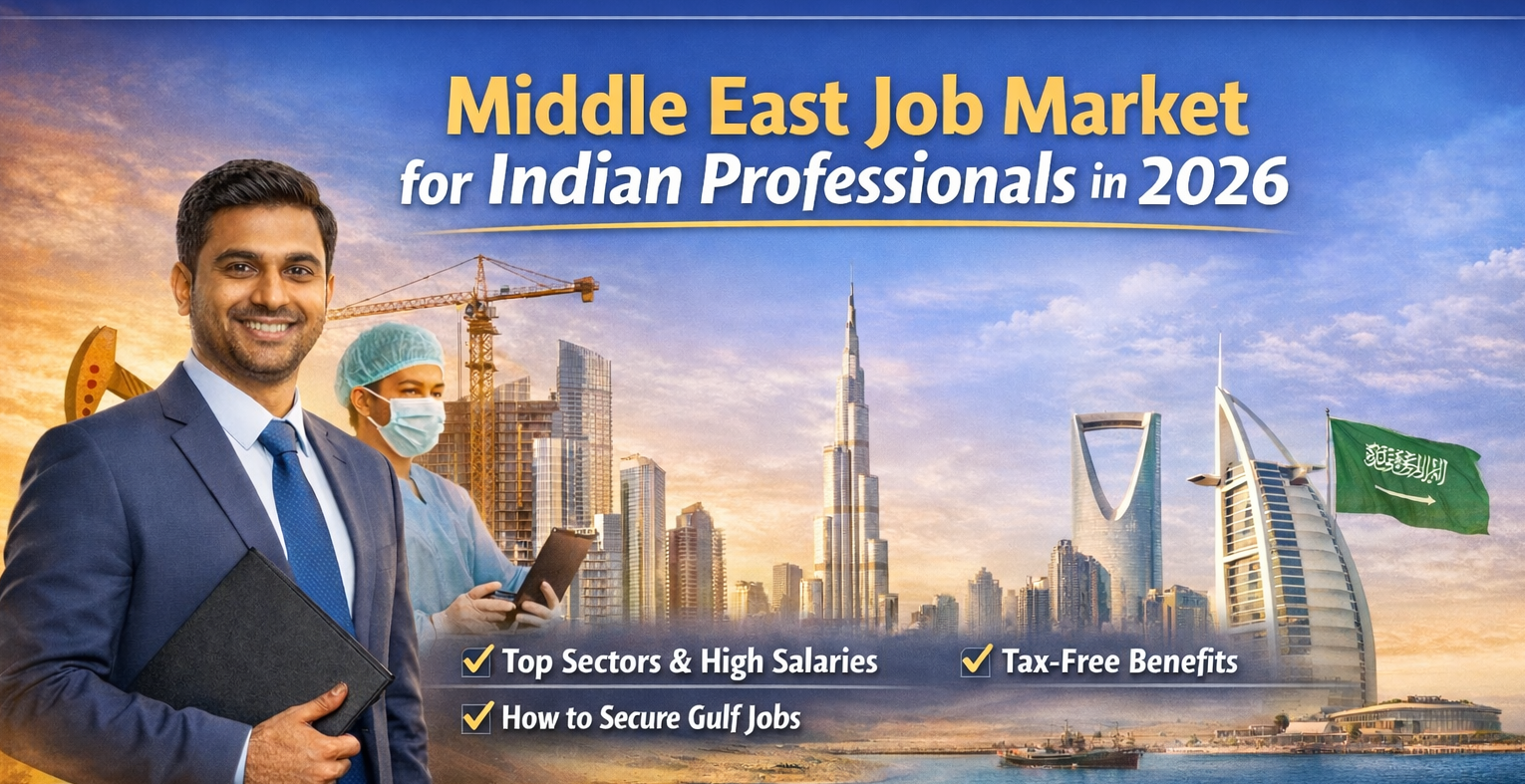 Middle East Job Market for Indian Professionals