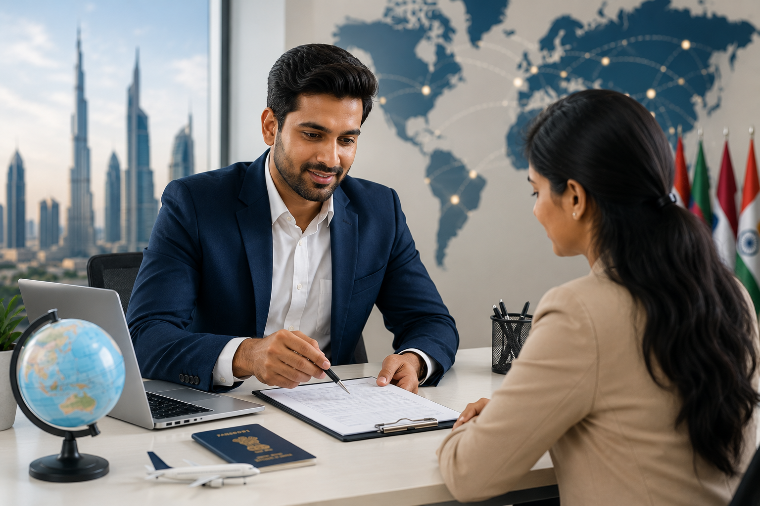 Overseas recruitment consultant assisting skilled professionals with Gulf and Europe employment opportunities.