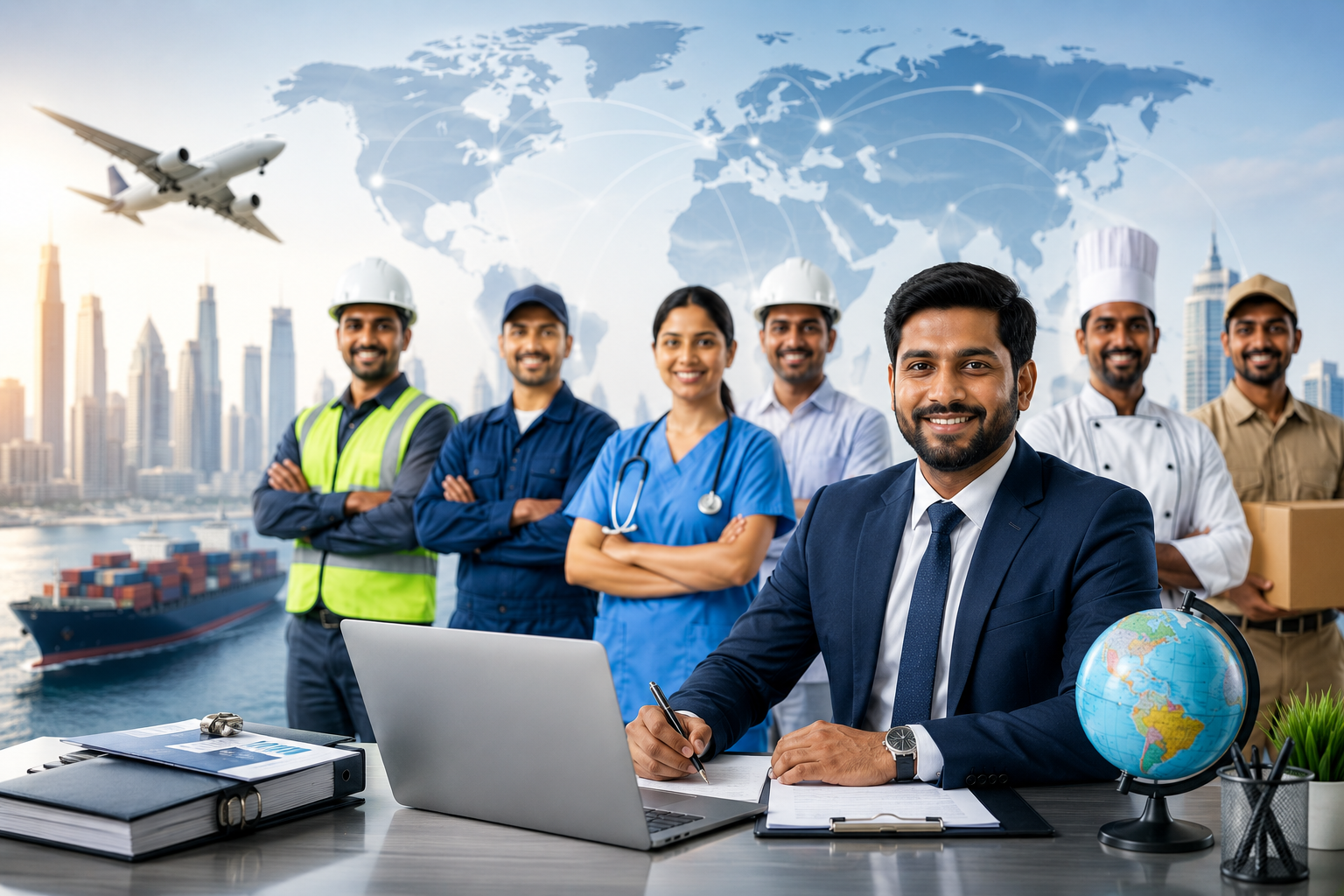 Indian manpower recruitment consultants sourcing skilled professionals for international employers