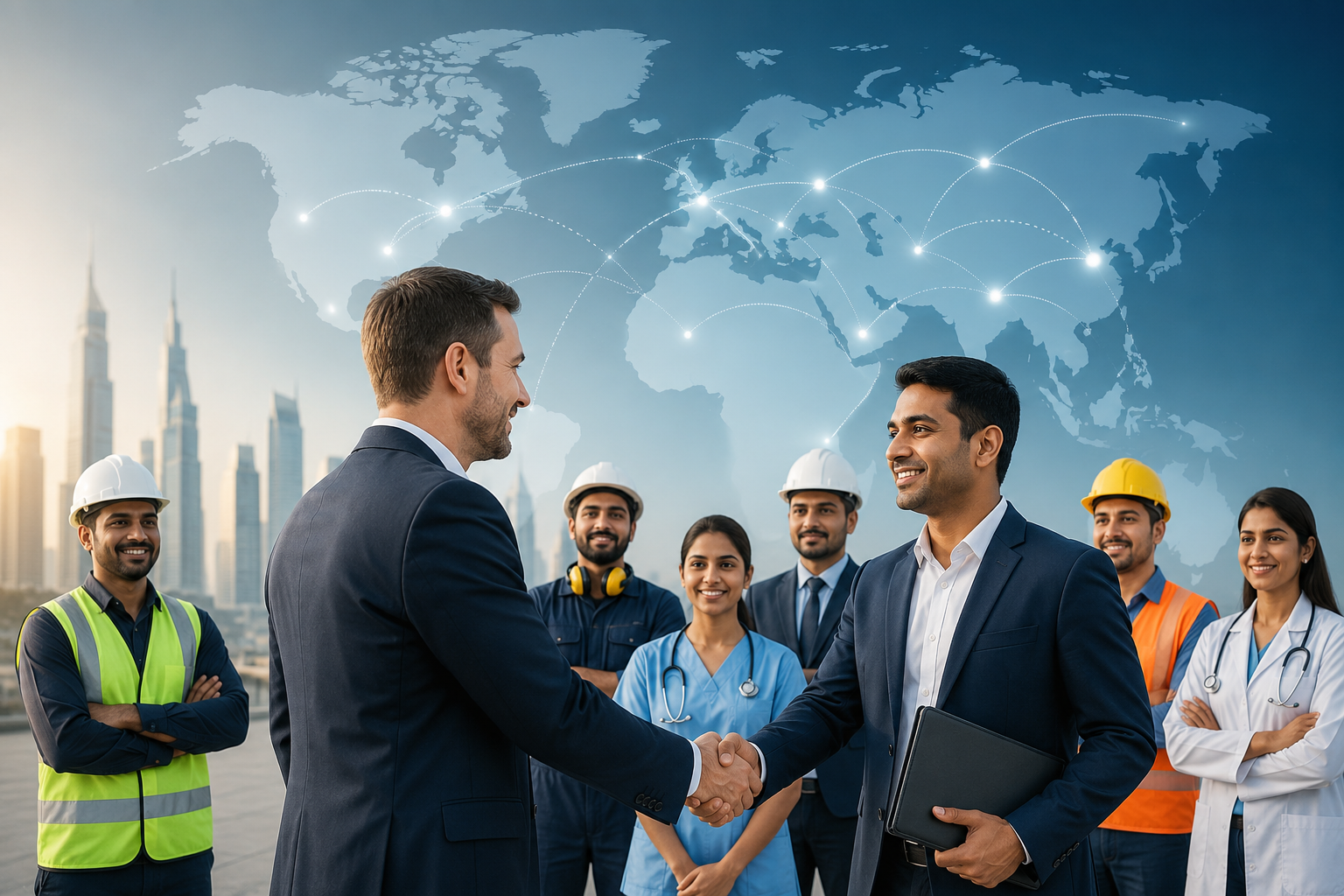 Indian recruitment consultants connecting skilled professionals with international employers
